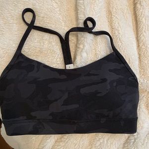 Lululemon Black Camo Sports Bra